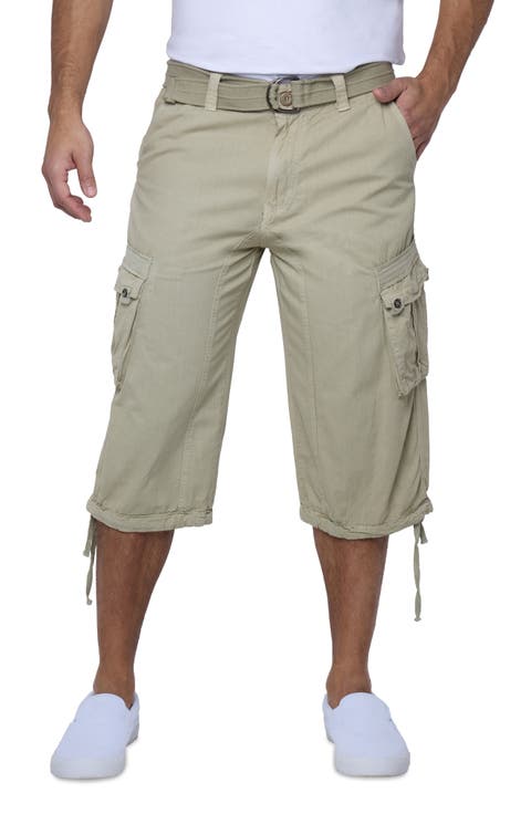 Belted Cargo Shorts