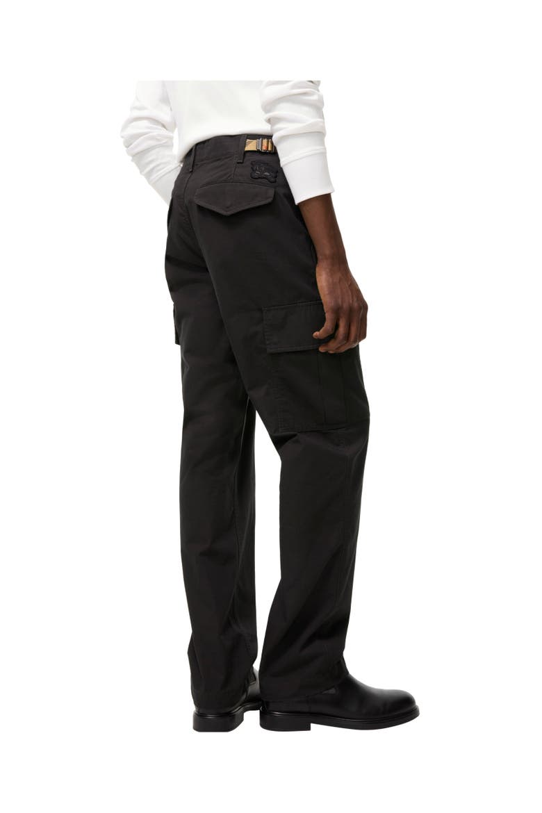 Cotton Cargo Trousers, Alternate, color, Chocolate brown