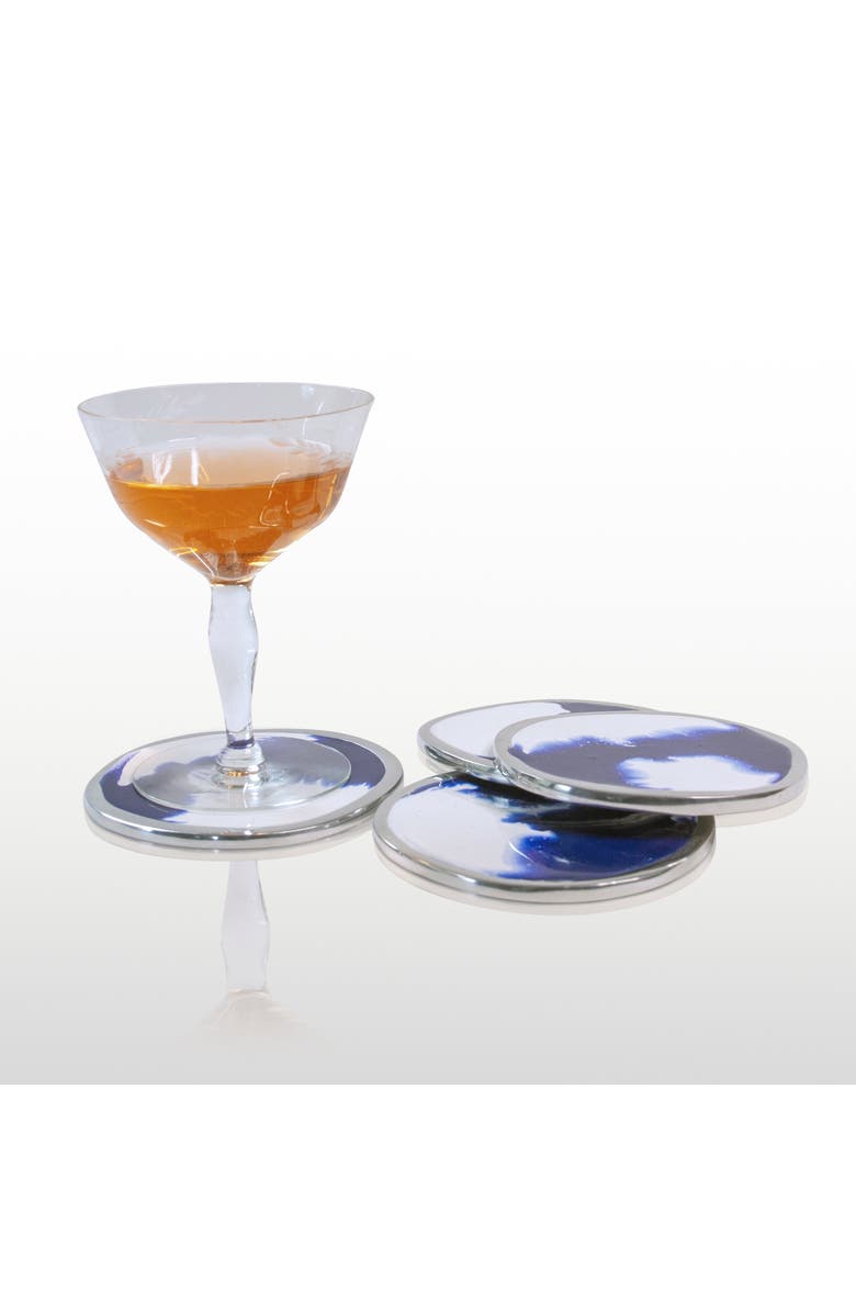 Lunares Aquos Coasters - Set of 4, Main, color, 