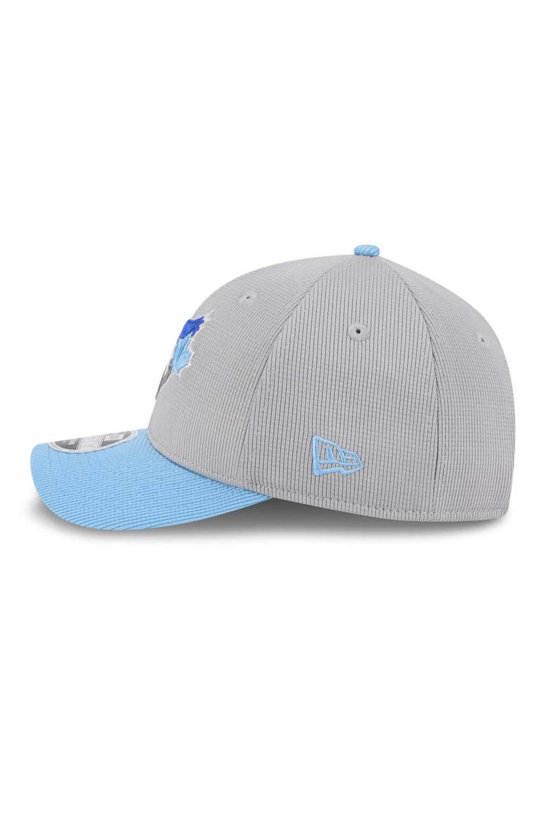 New Era Men's New Era  Gray/Powder Blue Toronto Blue Jays 2025 Batting Practice 9FORTY M-Crown Adjustable Hat, Alternate, color, 
