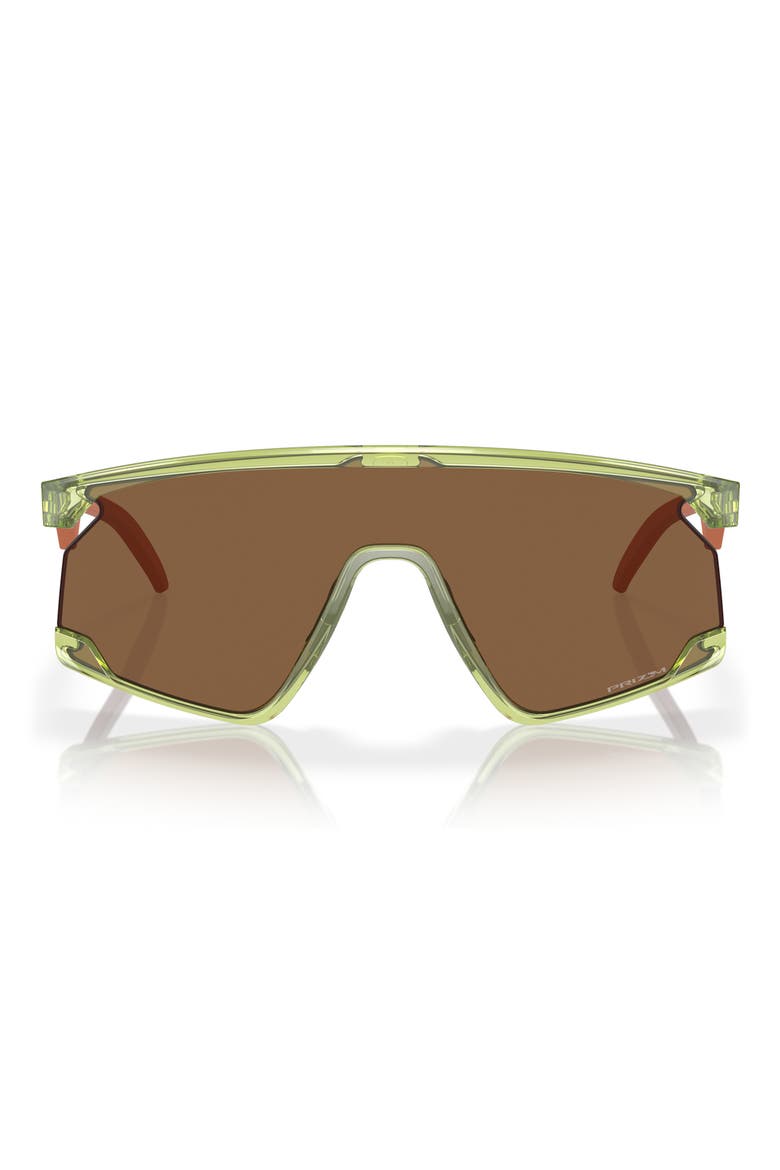 BXTR 39mm Prizm™ Wrap Shield Sunglasses, Main, color, FERN/ PRIZM BRONZE