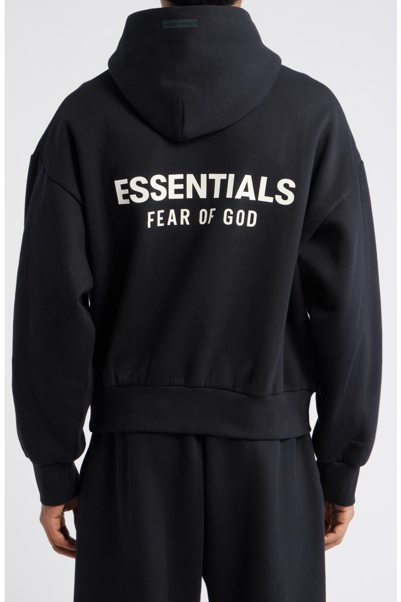 【即発送】essentials Fear Of God Logo Hoodie Crop Fit Classic Pullover Hoodie (Men) | Nordstrom