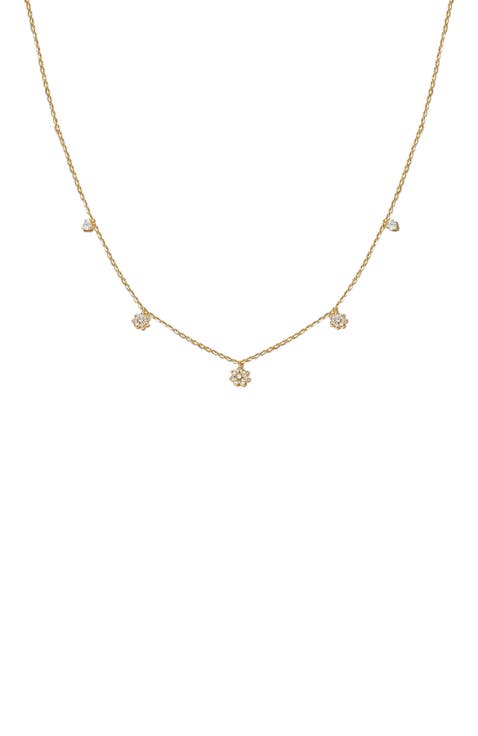 Flora Luxe Floating Necklace