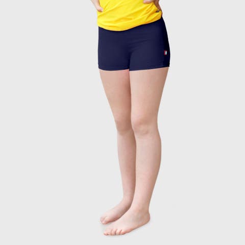 Girls UPF 50+ Printed Swim Boy Shorts (Toddler/Kids)