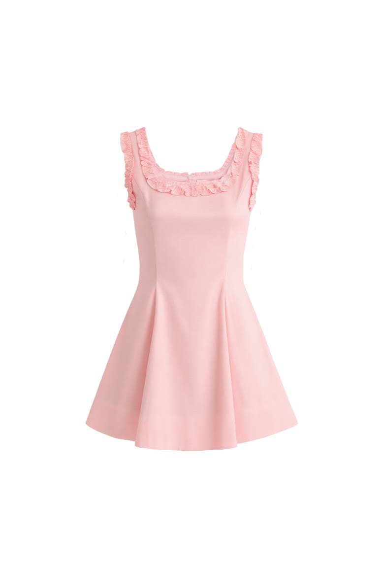 Ruffle Strap Dress, Main, color, Pink