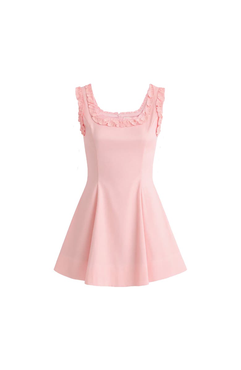Tulleen Ruffle Strap Dress, Main, color, Pink