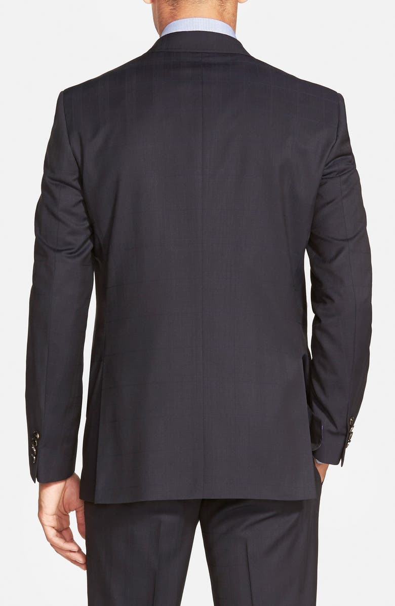 Ted Baker London 'Jones' Trim Fit Plaid Wool Suit, Alternate, color,