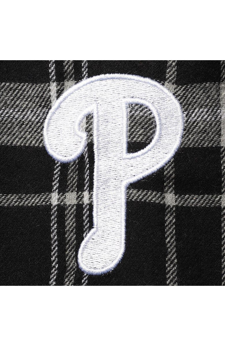CONCEPTS SPORT Men's Concepts Sport Black/Gray Philadelphia Phillies Big & Tall Team Flannel Pants, Alternate, color,
