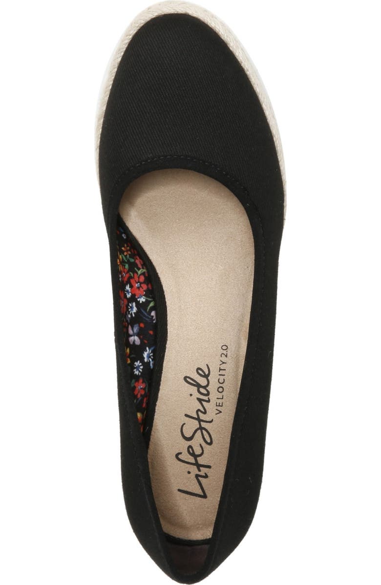 LifeStride Karma Espadrille Wedge Flat, Alternate, color,