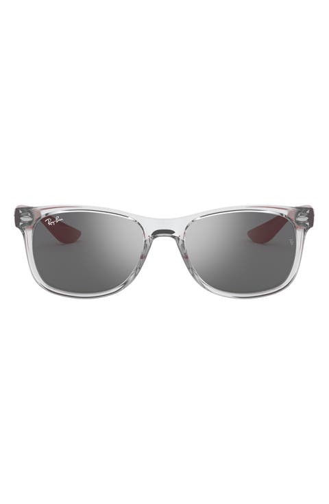 Junior 50mm Wayfarer Mirrored Sunglasses (Kids)