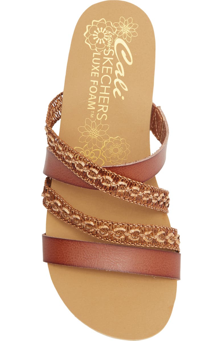 SKECHERS Summer Platform Sandal, Alternate, color, Luggage