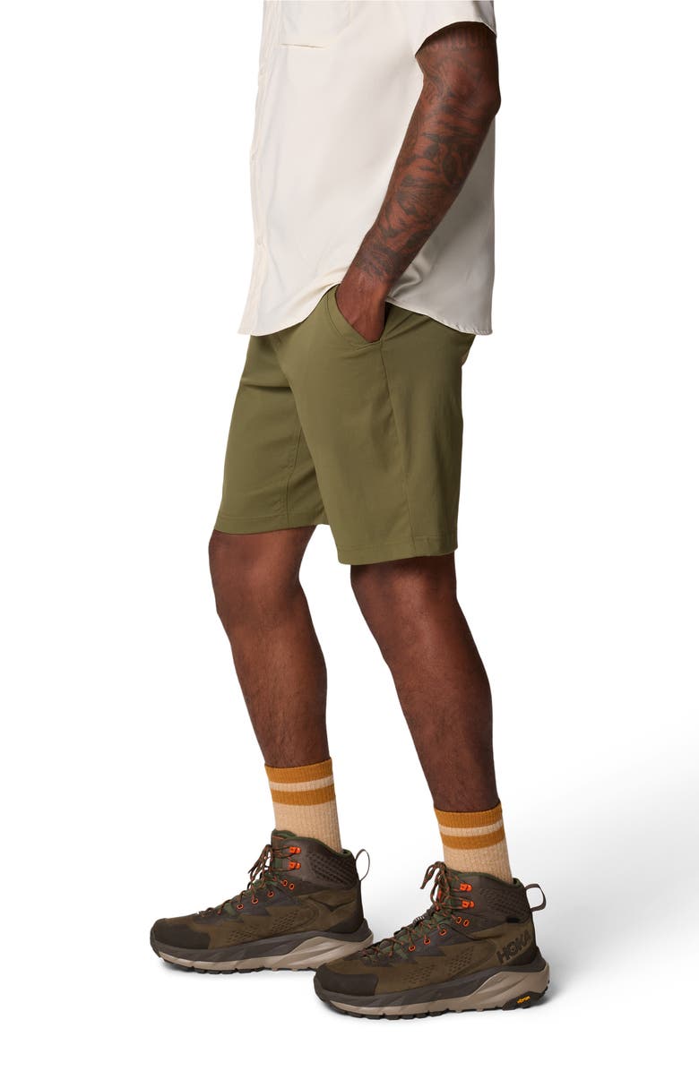 Mountain Hardwear All Purpose Active Crossover Shorts, Alternate, color, Combat Green