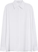Michael Kors Collection Silk Georgette Button-Up Shirt