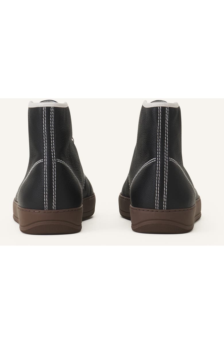 Lanvin DBB1 HIGH-TOP LEATHER SNEAKERS, Alternate, color,