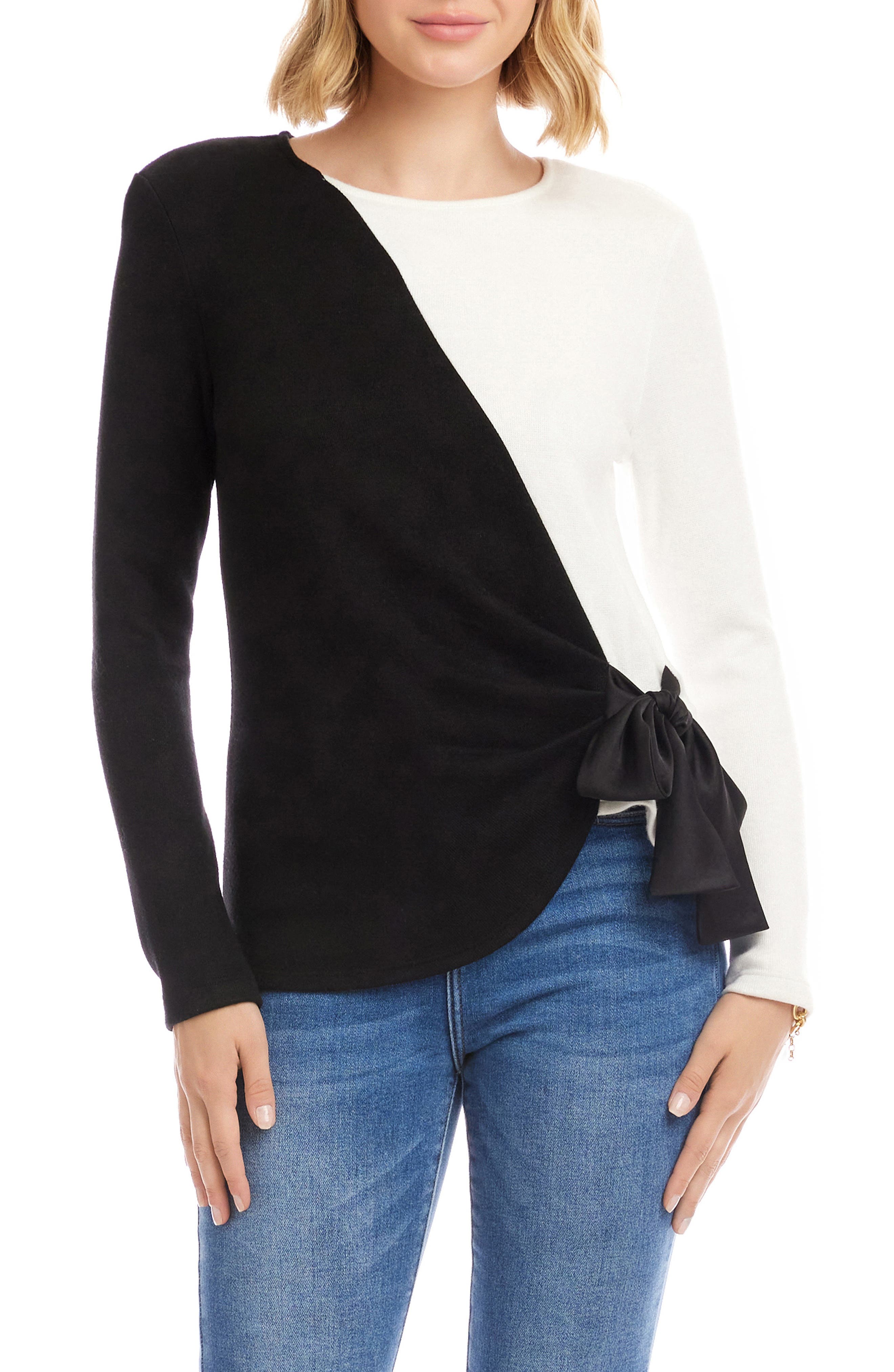 selected BLACK/ IVORY