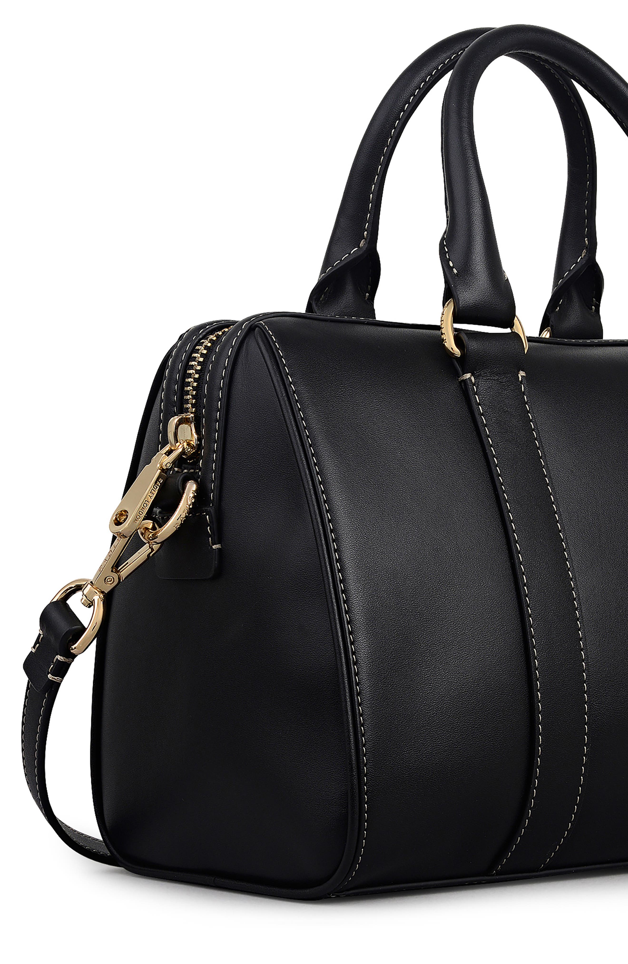 Radley Noble Alley Zip Top Handle Bag, Alternate, color, Black