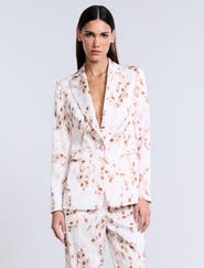 BCBGMAXAZRIA Single Breasted Animal Print'