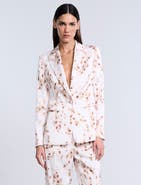 BCBGMAXAZRIA Single Breasted Animal Print'