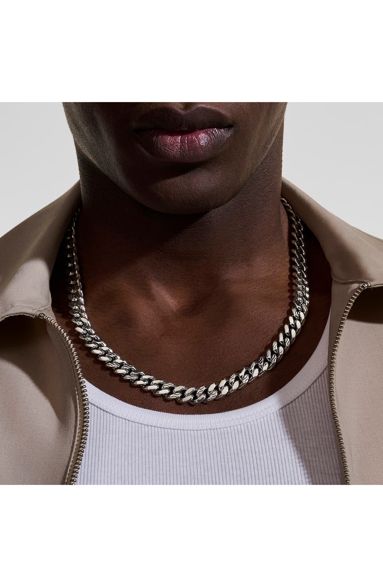 John Hardy Curb Chain Necklace, 11mm, Alternate, color, Sterling Silver