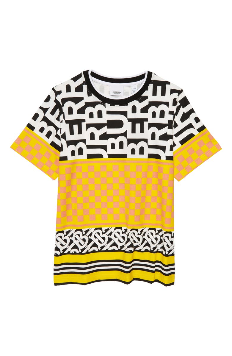 Burberry Kids' Martie Print T-Shirt, Main, color, 