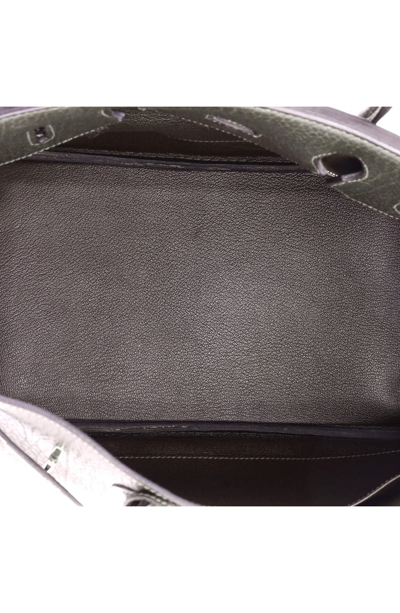 Pre-Owned Hermes HAC Birkin Bag Brown Fjord with Palladium Hardware 32, Alternate, color,