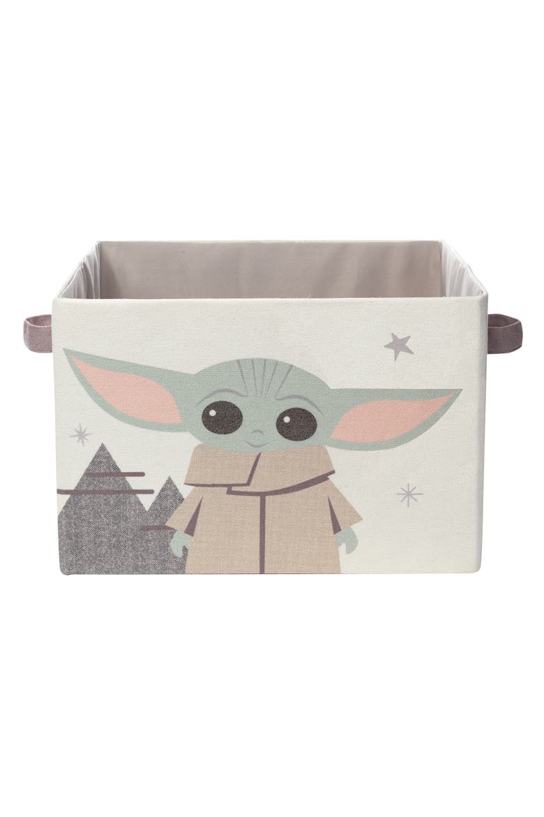 Star Wars Grogu/Baby Yoda Foldable/Collapsible Storage Bin/Basket, Main, color, Taupe