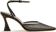Reformation Natasha Ankle Strap Mesh Pump