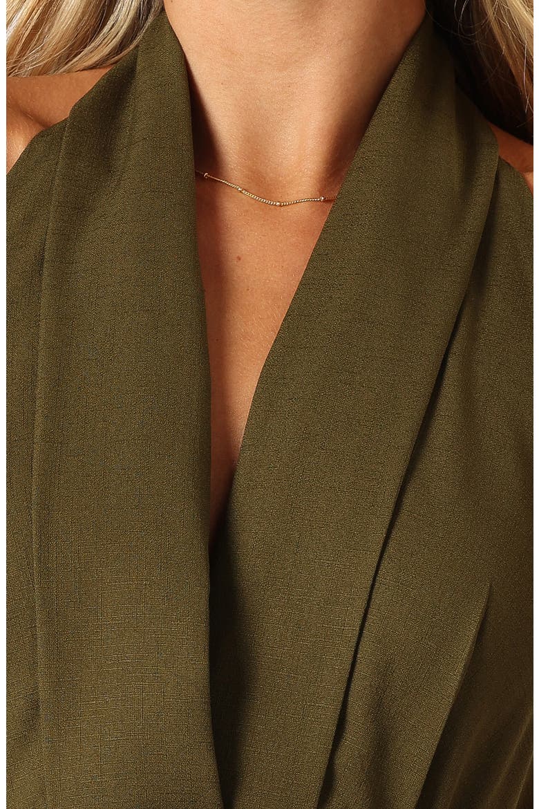 Ivy Halter Dress, Alternate, color, OLIVE