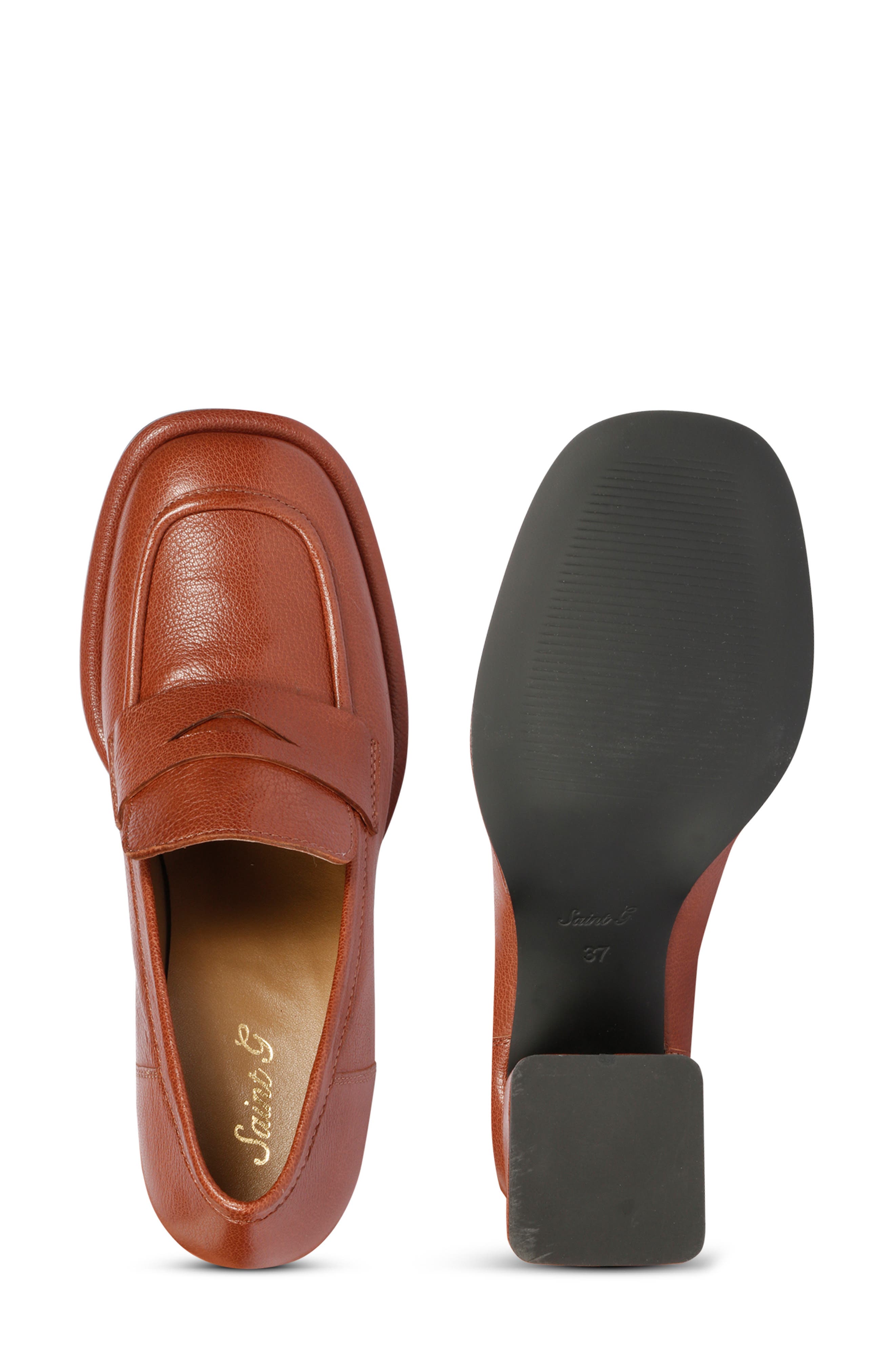 SAINT G Viviana Loafer Pump, Alternate, color, Cuoio
