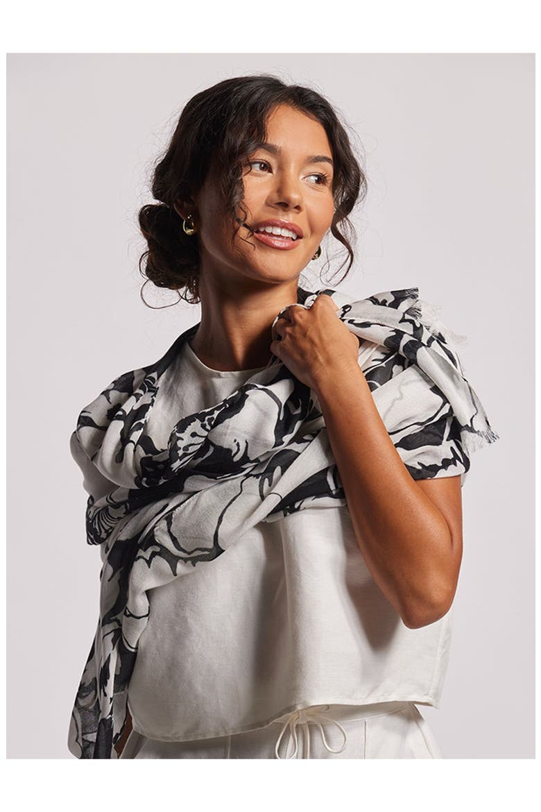 Pure Energy Scarf, Main, color, Black