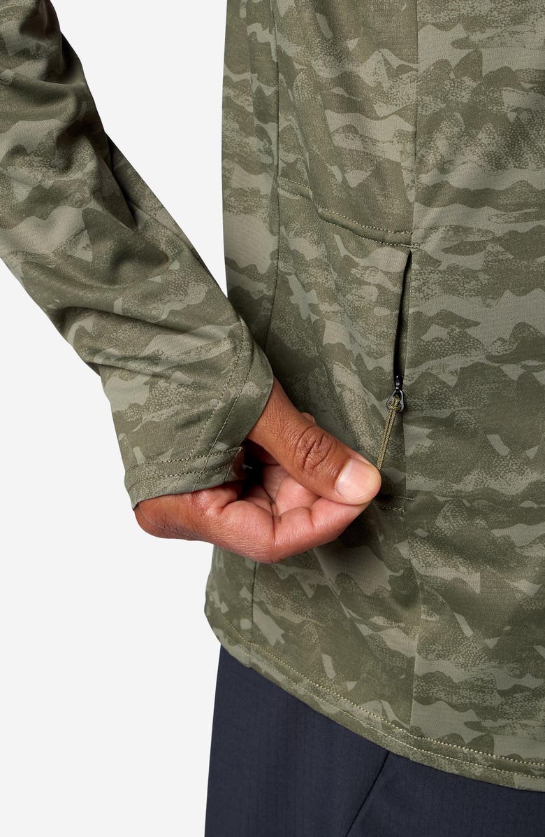 Marmot AirExchange SolarShield UPF Hoodie, Alternate, color, Olive Grove Lagos