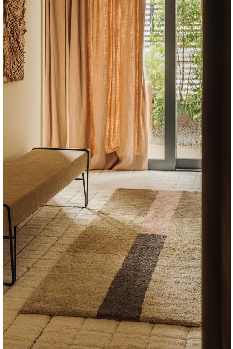 Washable Wool Runner, Alternate, color, BROWN