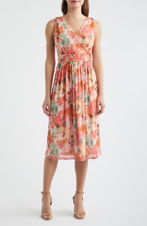 Floral Print Swing Dress