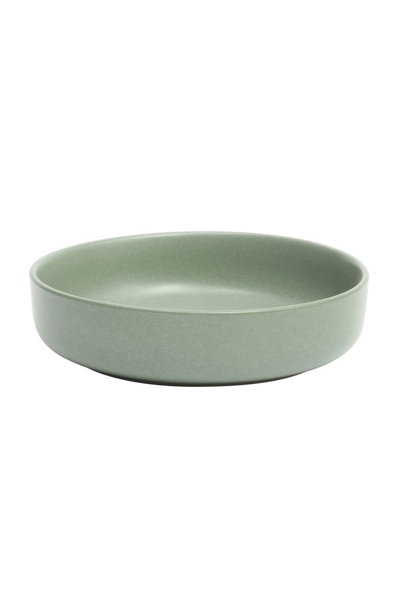 Soho Lounge Pasco 16-Piece Reactive Glaze Stoneware Dinnerware Set, Alternate, color, Matte Grayish Green
