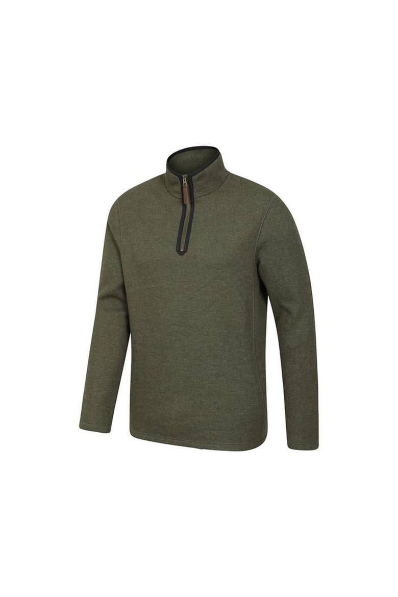 Beta Contrast Zip Top, Alternate, color, Dark Khaki