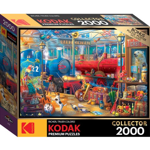 Roseart, Train Station 2000 Piece Puzzle