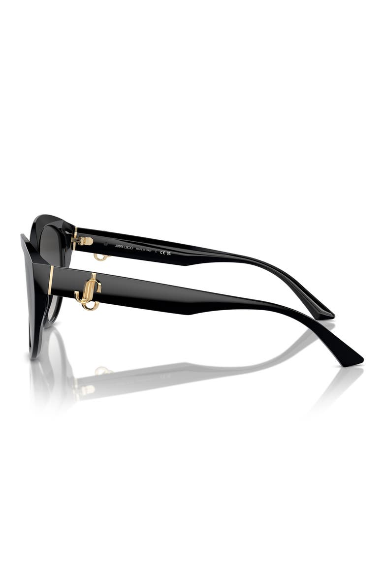 55mm Gradient Phantos Sunglasses, Alternate, color, BLACK / GRADIENT GREY