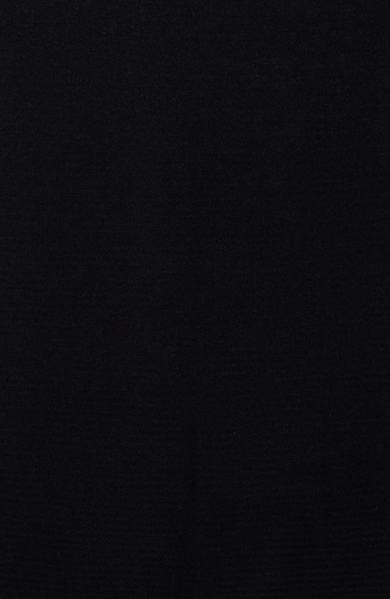 Nordstrom Cashmere Rib Scarf, Alternate, color, Black