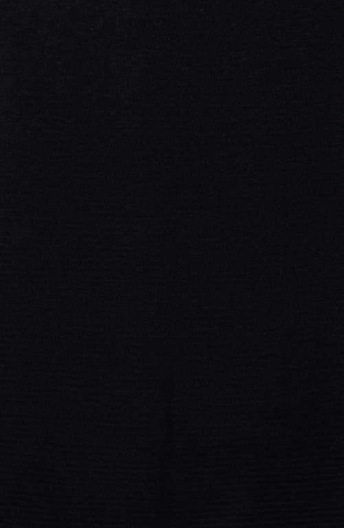 Nordstrom Cashmere Rib Scarf In Black