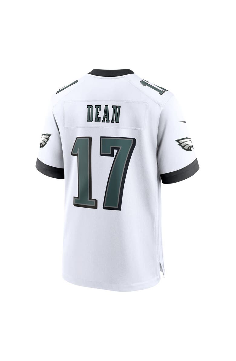 Nike Men's Nike Nakobe Dean White Philadelphia Eagles White Game Jersey, Alternate, color,