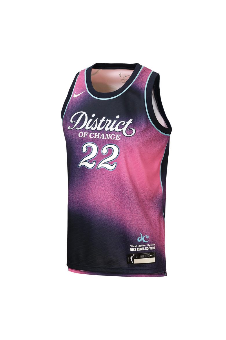 Youth Nike Sonia Citron Navy Washington Mystics Victory Jersey - Rebel Edition, Alternate, color, Navy