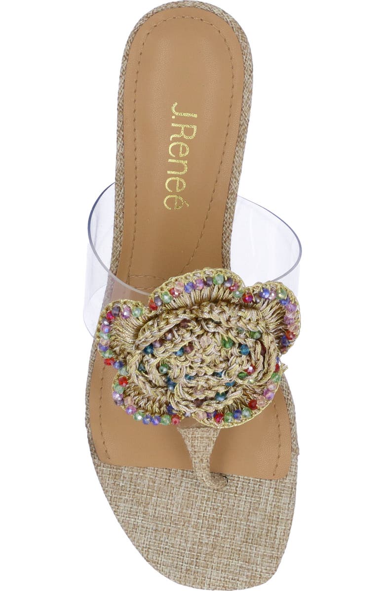 J. Reneé Abriana Sandal, Alternate, color, Clear/ Natural