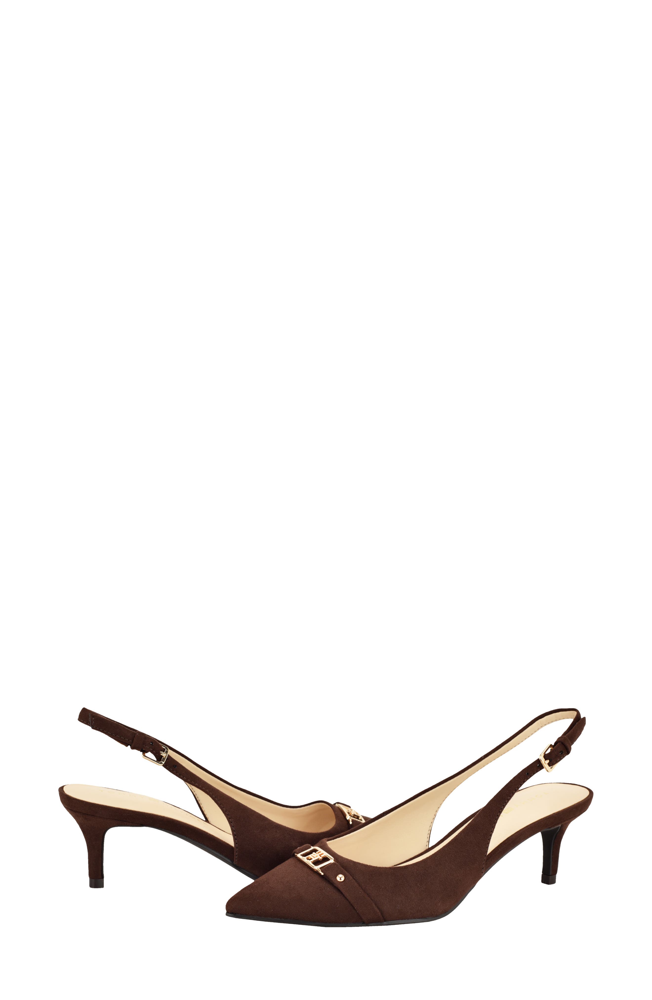 Totale Slingback Pointed Toe Pump, Alternate, color, COCOA BROWN