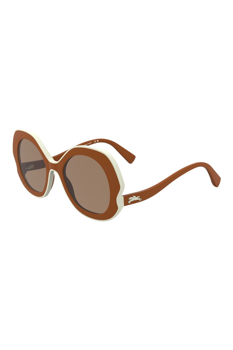 52mm Oval Sunglasses, Alternate, color, ORANGE