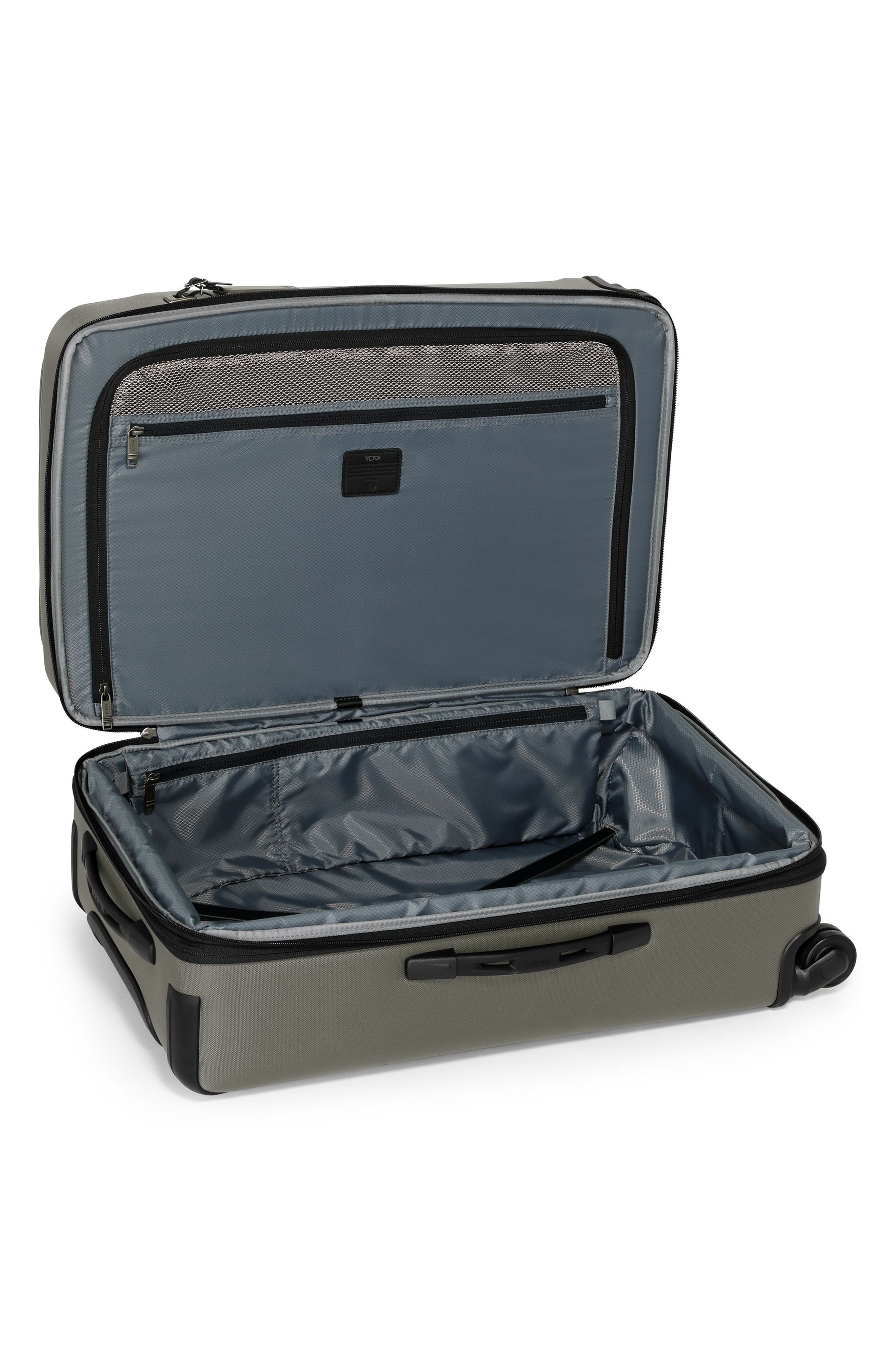 TUMI Continental Front Lid Four Wheel Spinner Suitcase, Alternate, color, Alloy