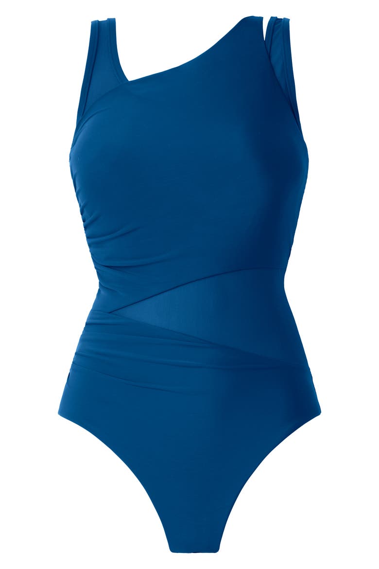 Illusionist Azura Underwire One-Piece Swimsuit, Alternate, color, TWILIGHT