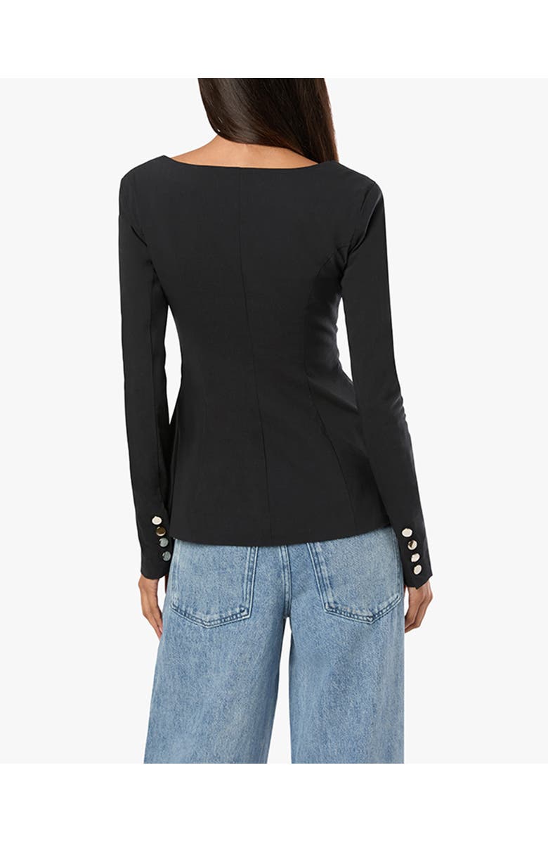 WeWoreWhat Boatneck Peplum Blazer, Alternate, color, 