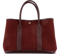Pre-Owned Hermes Garden Party Tote Toile and Leather 36