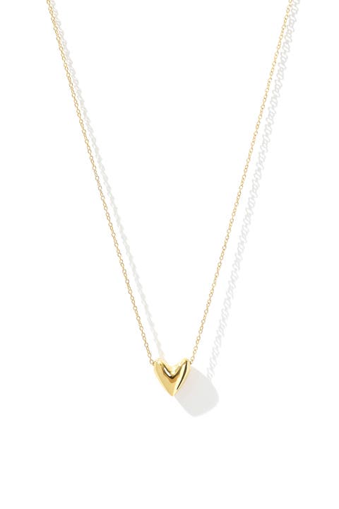 14kt Gold Vermeil Roscida Heart Necklace