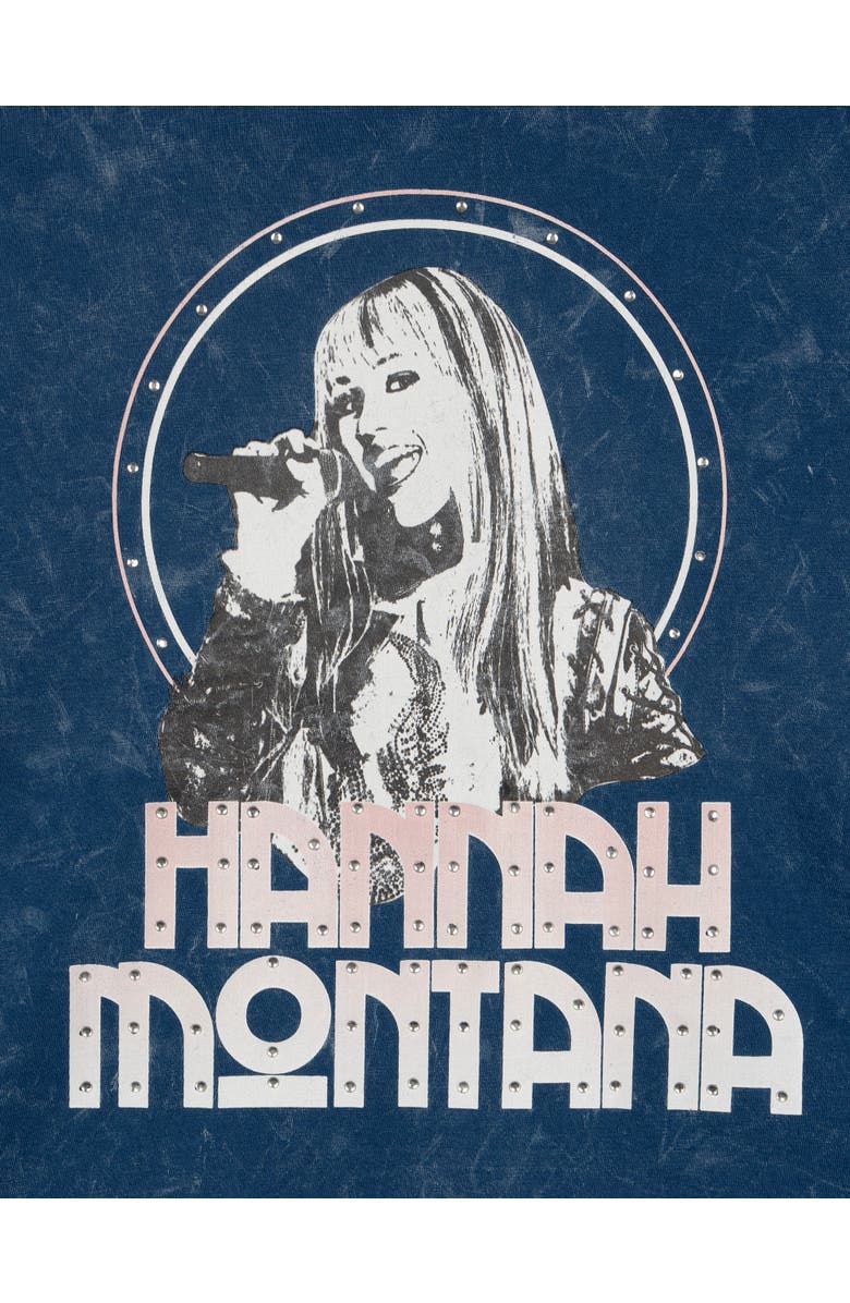 Disney Hannah Montana Short Sleeve T-Shirt, Alternate, color, Blue Wash Hannah